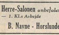 Horslunde - Herre Salon.
